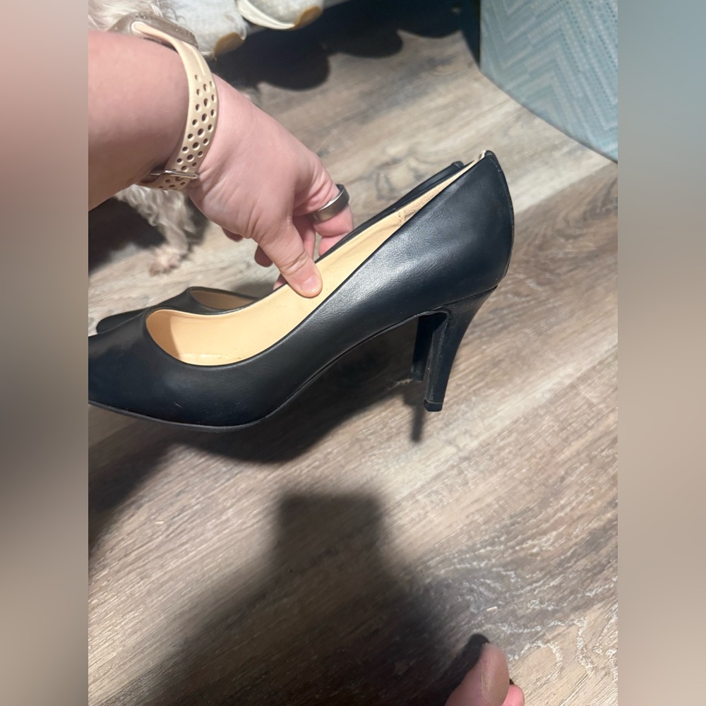 Sonoma Black Pointed-Toe High Heels
